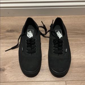 Vans Authentic Black Sneakers Size 6.5